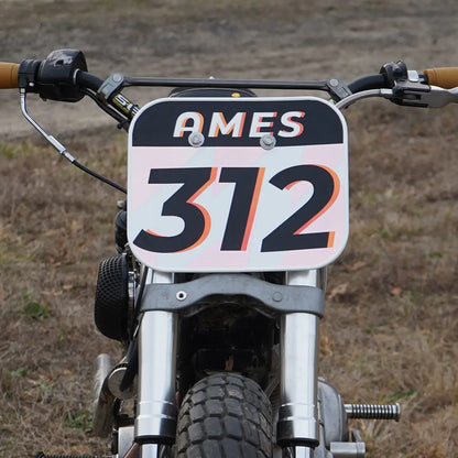 Custom Motorcycle Racing Number Plates