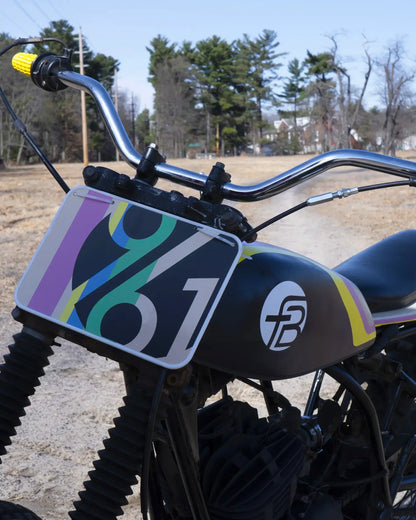 Custom Motorcycle Racing Number Plates